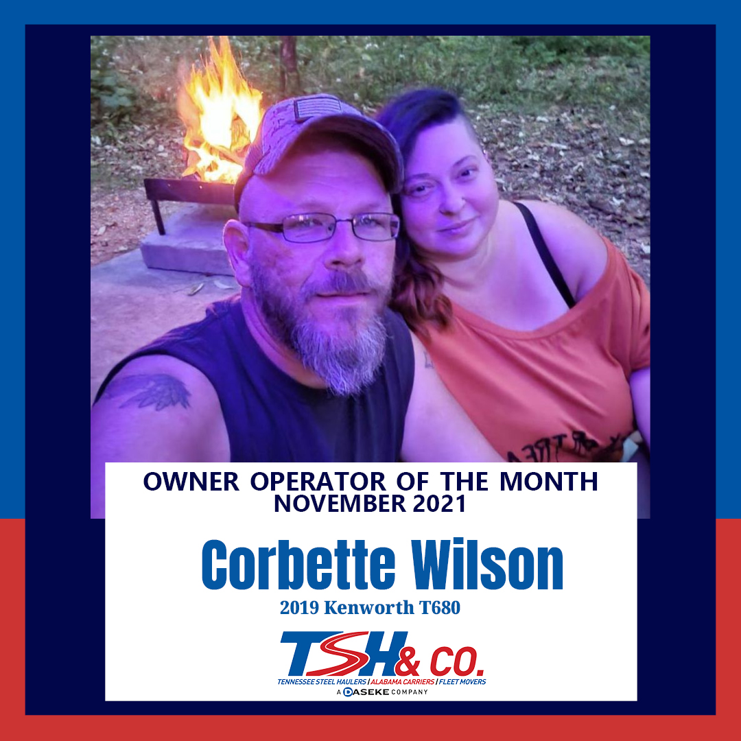 November 2021 Owner Operator of the Month – Corbette Wilson